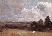 John Constable Dedham seen from Langham oil on canvas